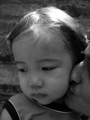 A warm kiss
