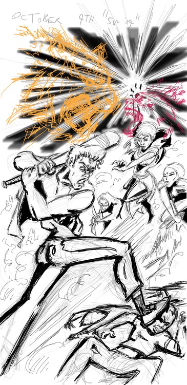 October 9th 2019 Inktober 2019 