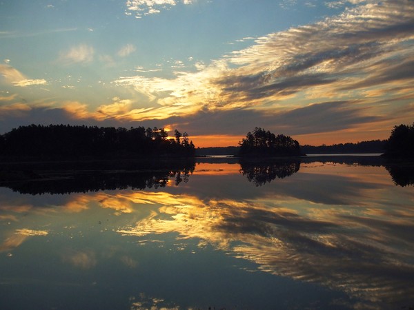 cobscook bay sunrise in maine