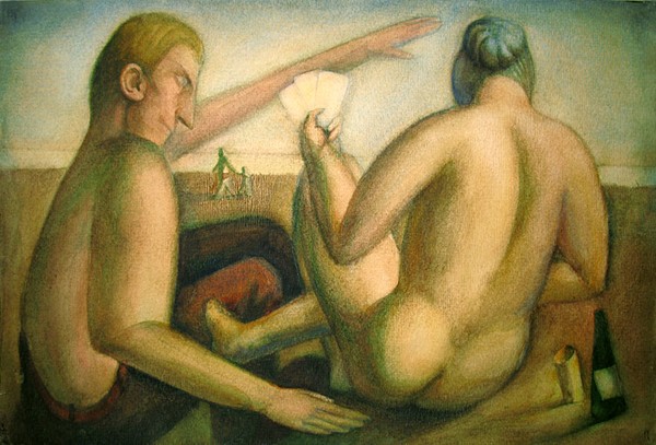 Evening on the Beach. 1981