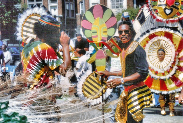 African Colors Displayed