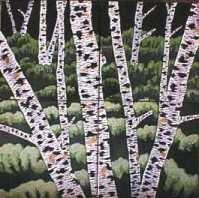 Night Birches