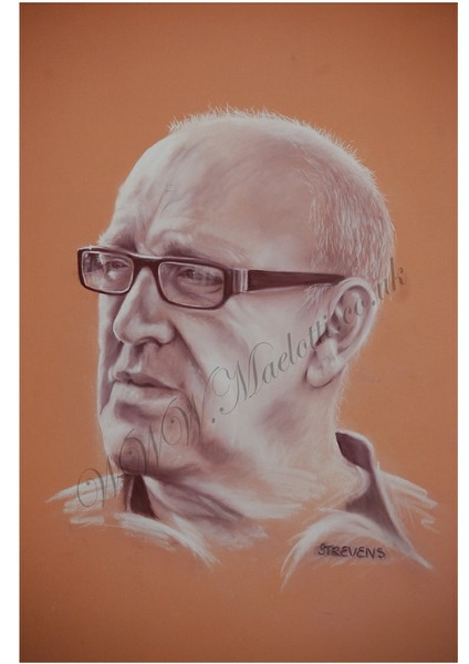 Terry. pastel on pastel mat