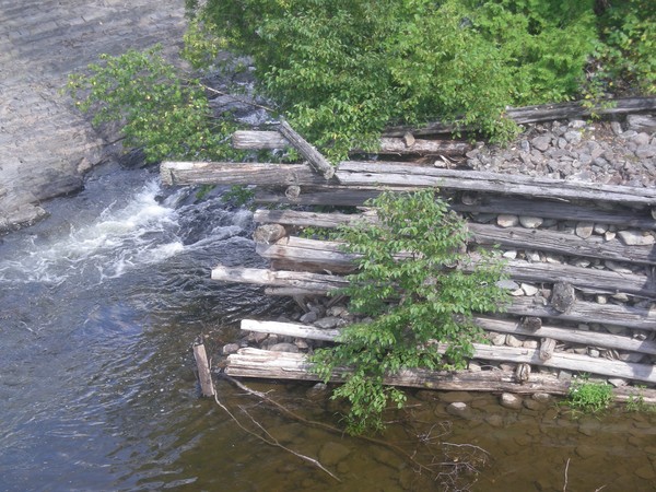 old mill site,Pokiok brook,N-B.