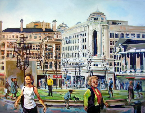 Piccadilly Gardens, Manchester.