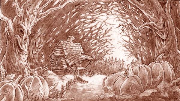 spooky forest