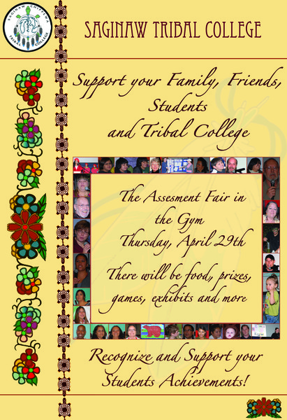 Tribal Poster for Saginaw Chippewa Tribal College
