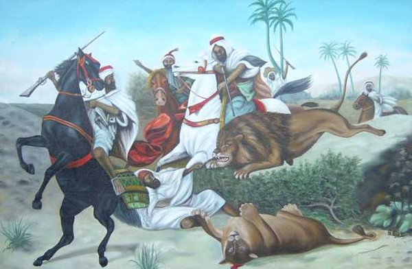 Lions Hunting