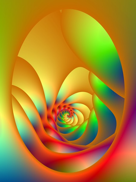 Psychedelic Oval Spiral
