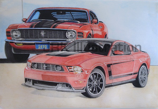 2011 and 1970 Boss 302