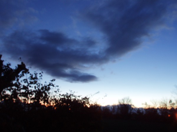 Cold sunset