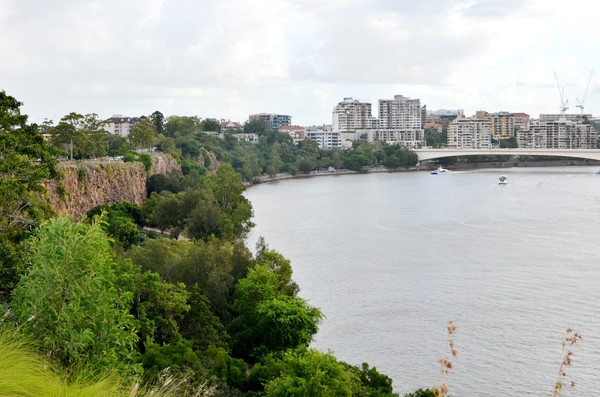 Kangaroo Point cliffs and Captain Cook bridge