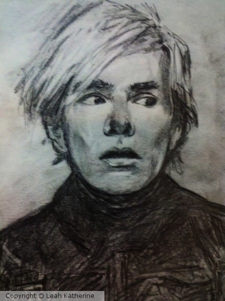 Andy Warhol Pencil Sketch by Leah Katherine | ArtWanted.com