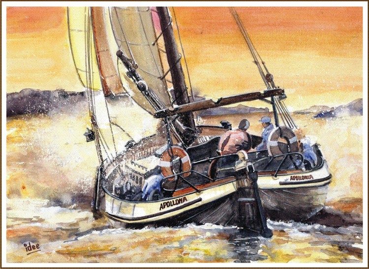 A wet sailingtrip