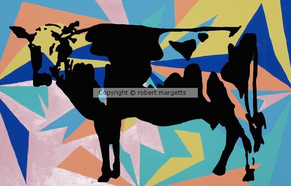 the abstract cow
