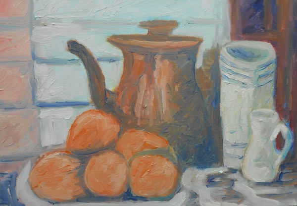 Still life 14cm x 10cm oils €65