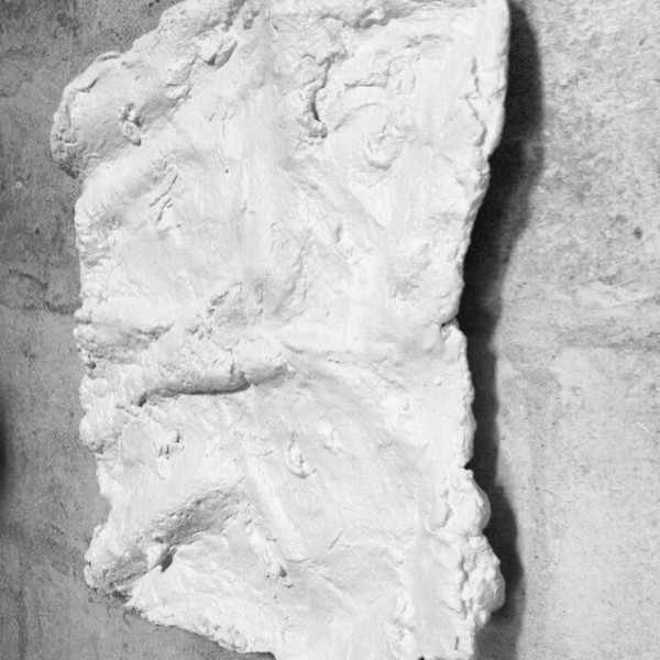 White shapeless relief