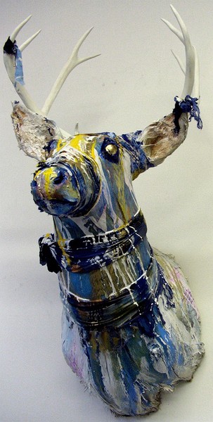 Blue Deer by John Pleak