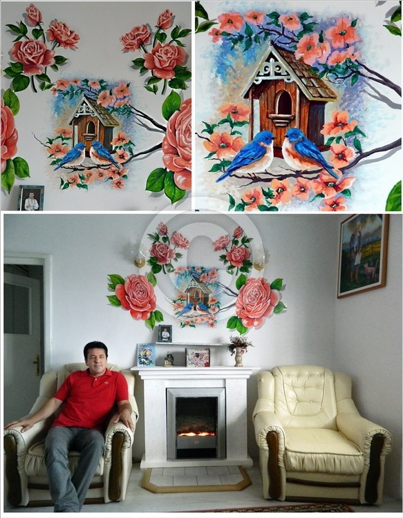 Pictura pe perete, Pictor: Cristian Hartie