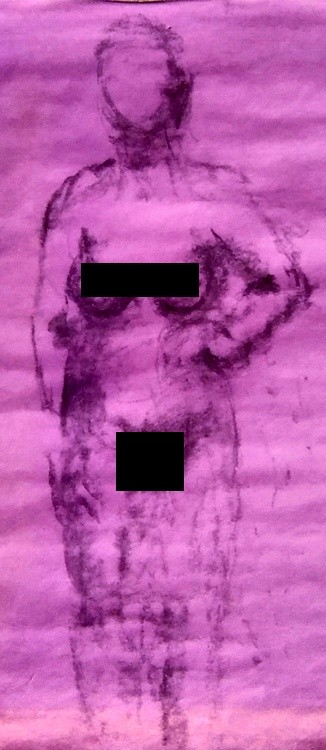Lulu Cropped Standing Sketch