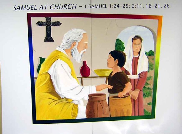 Samuel goes to Church