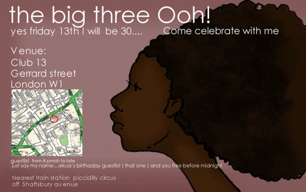 It's my big Three Oh!