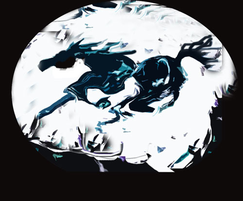 black running