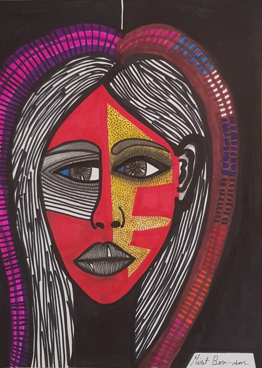 Women artist from Israel powerful leading person