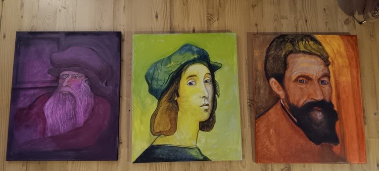 Leonardo, Raphael & Michelangelo