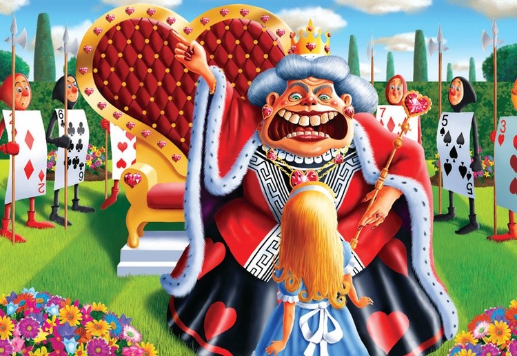 The Queen Of Hearts, (Alice In Wonderland)
