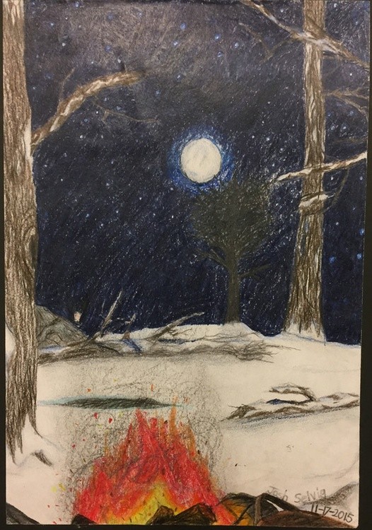 Winter Canpfire