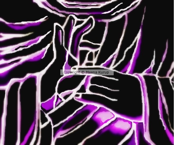 Combination of VITARKA & DHARMACHAKRA-mudra