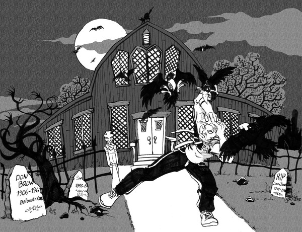 Attacked by Crows!