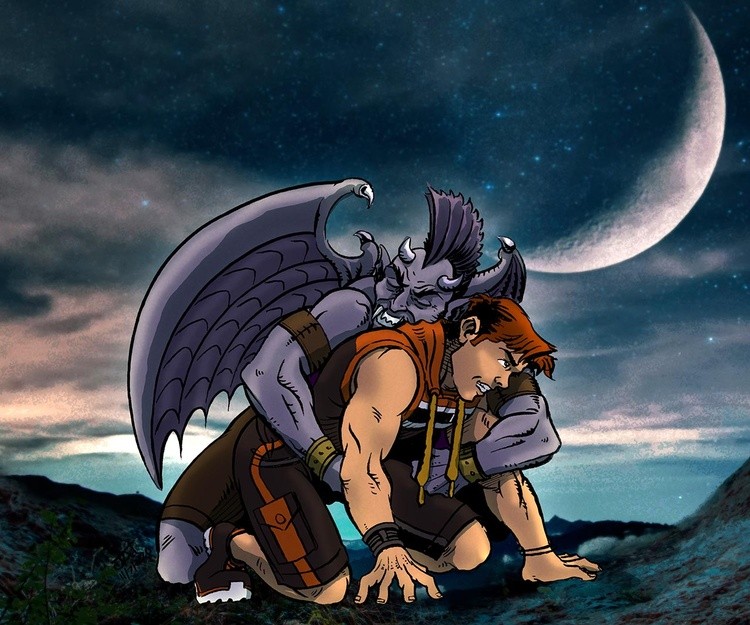WK Wrestles The Bat Dude