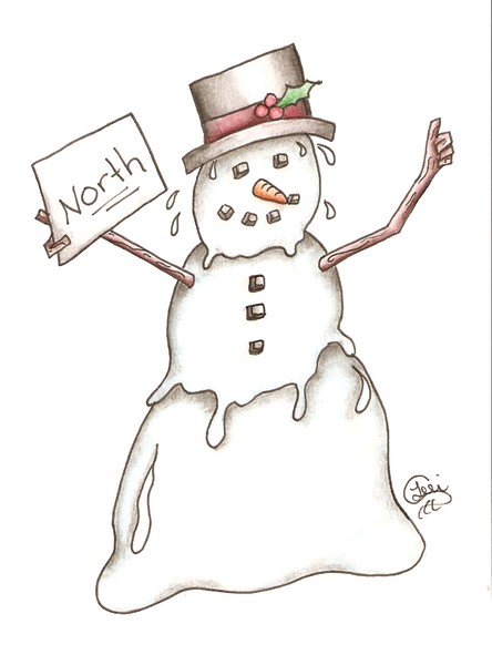 Texas Snowman