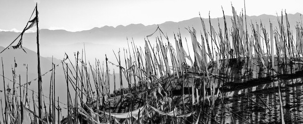 Prayer Flags at Cheli La.