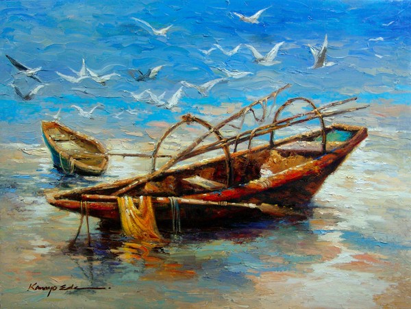 'Visitors'  30in x 40in
