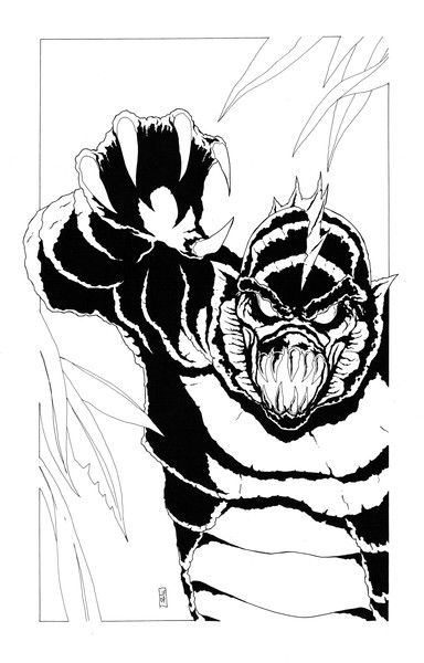 Creature from the black lagoon