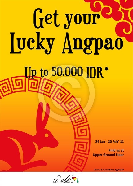 AP POS sign - lucky angpao