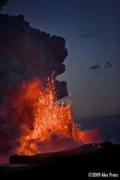 Kilauea Volcano at Kalapana