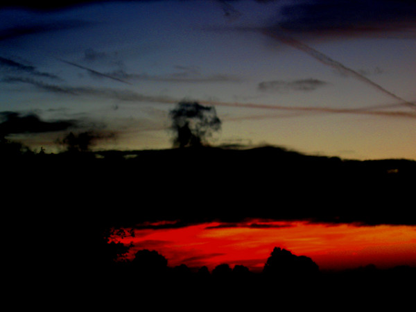 dark sunset...