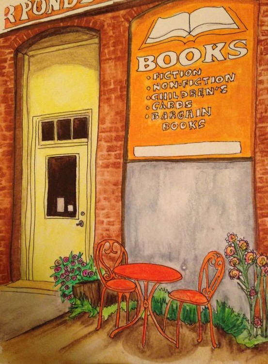 Behind the Bookstore