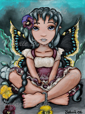 Pansy and Black pearls