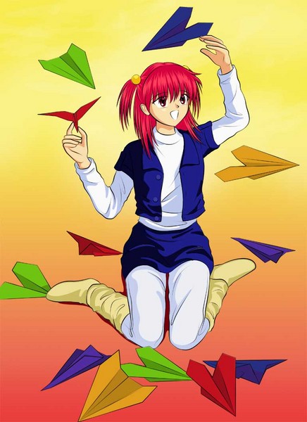 Origami girl