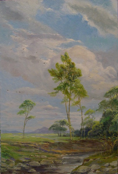 Near the  stream...