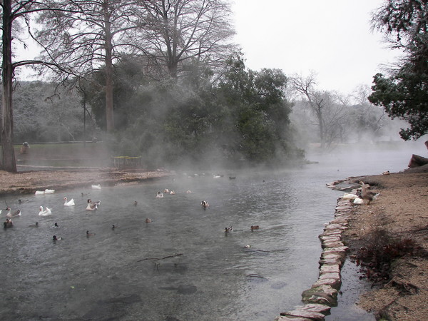 steamy river
