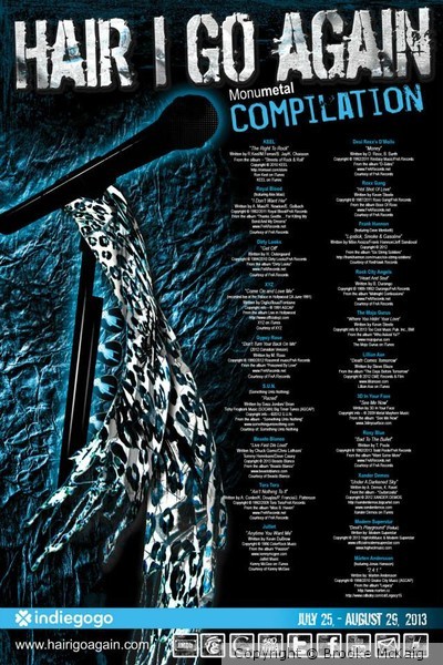 HAIR I GO AGAIN -Compilation Poster