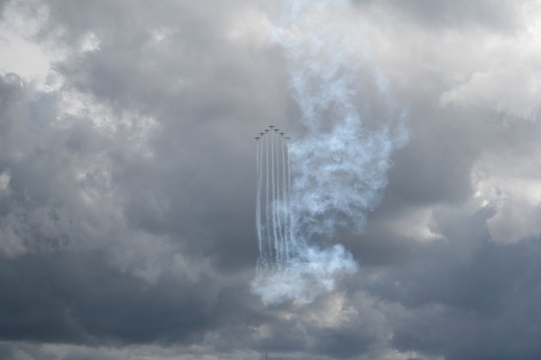 In the sky