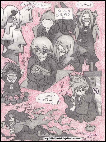 Advent Children Chibi Party