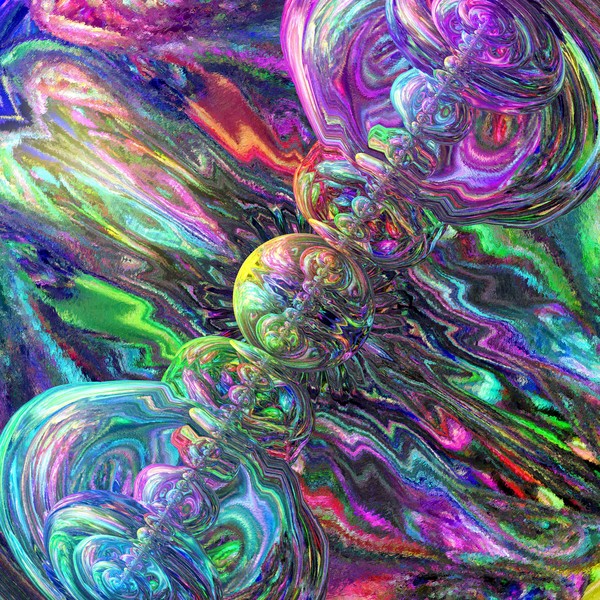 Chaos In Paint - Blue